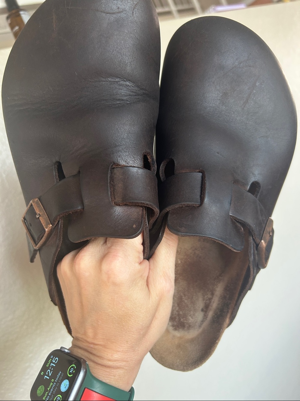 Birkenstocks Boston Brown Oiled Leather Size 39 - Picture 10 of 10